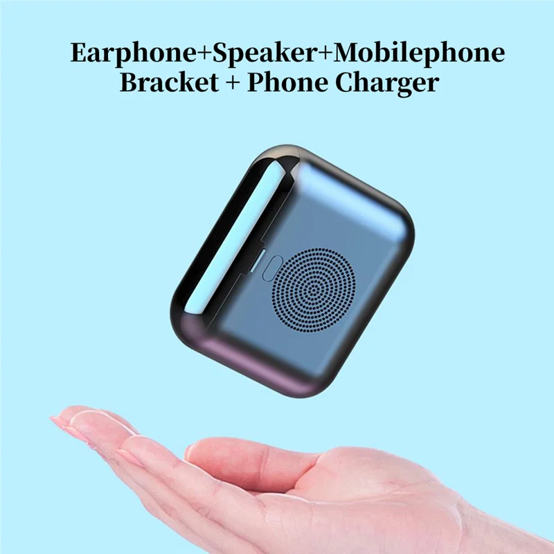 

LS 4 in 1 tws earphones used as power bank, fone bracket, speaker ear buds with 6 pads and charging cables lightweight earbuds