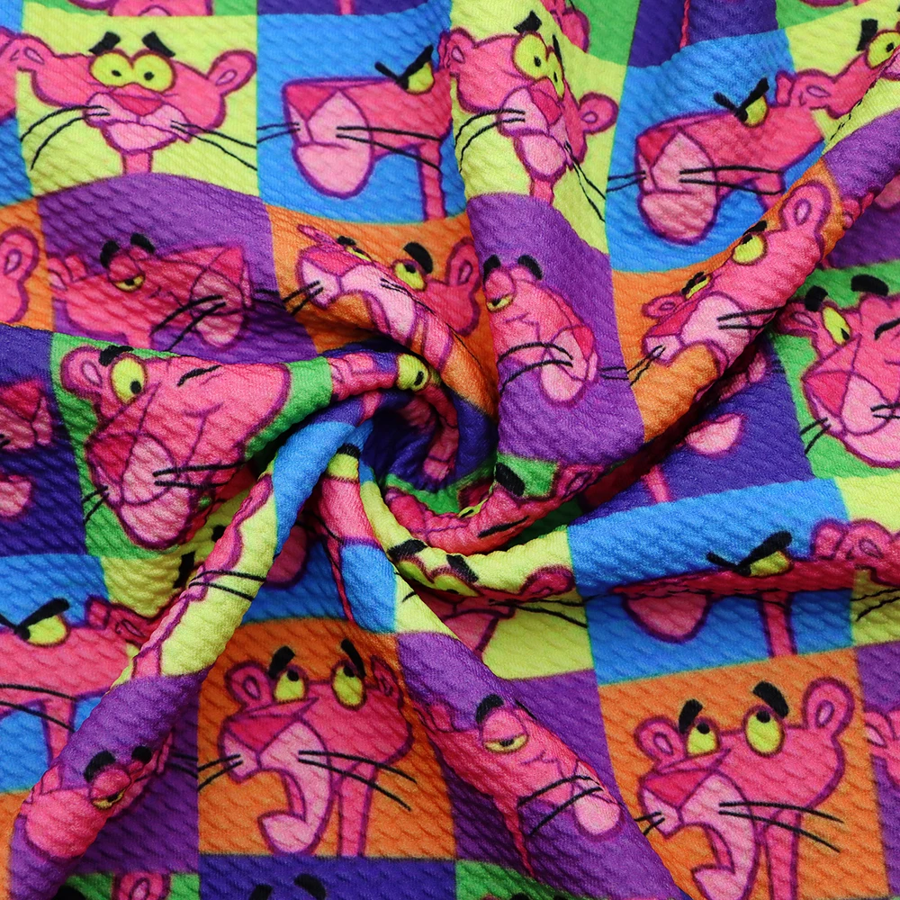 1/2 ярда сердечки любовь XOXO Радужный Леопардовый принт пуля текстурированная