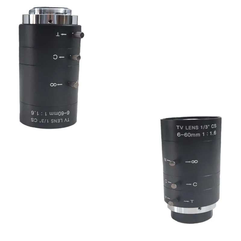 1/3-дюймовый визуальный объектив промышленной камеры 3 миллиона интерфейса CS 6-60 мм