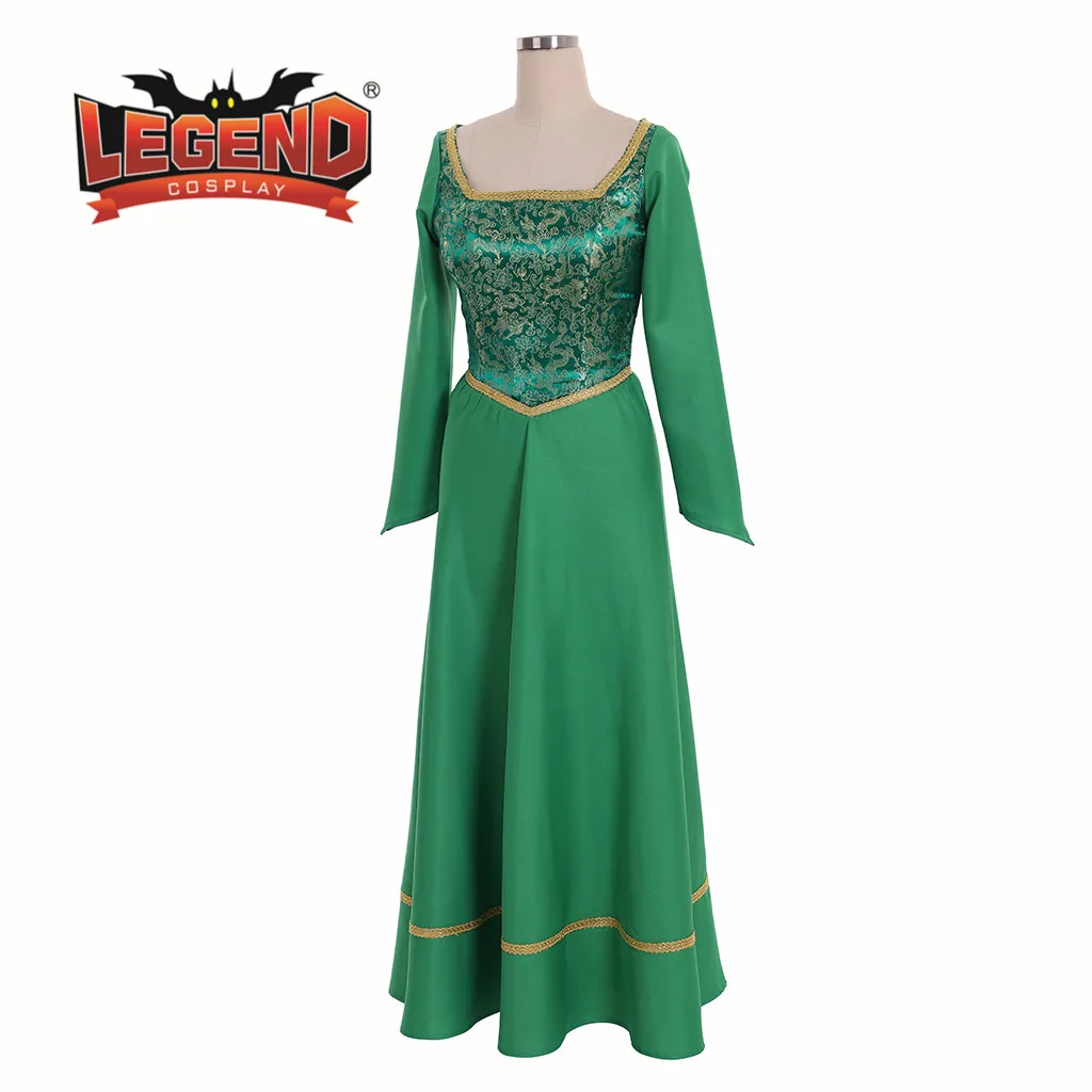 Костюм принцессы Фиона платье для косплея Шрека нарядное на Хэллоуин
