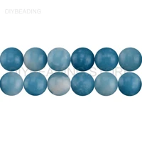 imitation larimar precious stone beads blue round 6 8 10 12mm beads for bracelet earring necklace jewelry making supply