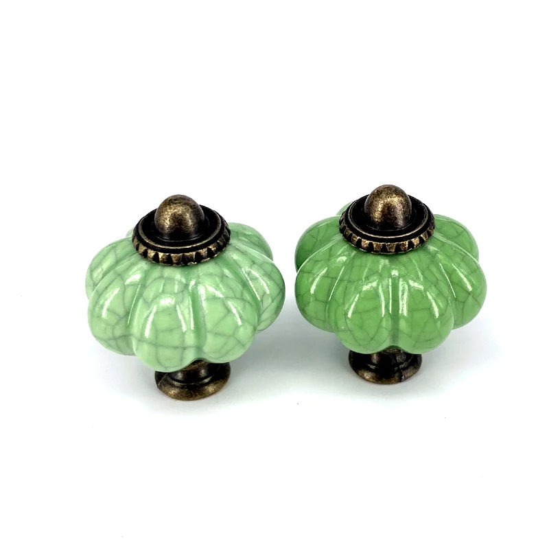 

1PCS Dia 33mm Hand Painted Floral Ceramic Door Knobs Cupboard Wardrobe Cabinet Drawer Pulls Door handle Hot sale