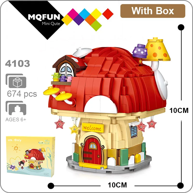 

LOZ Blocks DIY Building Bricks Toy Cute Sunflower DIY Model Toys for Children Juguetes Mushroom Kids Gifts Girls Present Xmas
