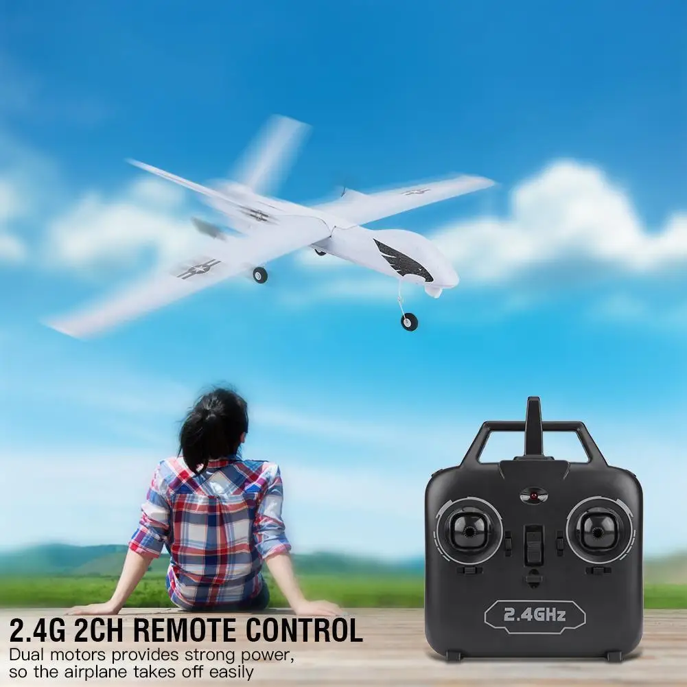 DIY RC Самолет 660 мм из пеноматериала EPP Z51 2 4G Летающая модель с светодиодный бросок