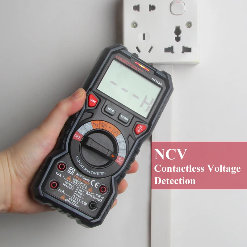 1000V  HT118A Digital Multimeter Multitester Transistor Capacitance Ohm Hz Temperature Multimetro Tester Profesional