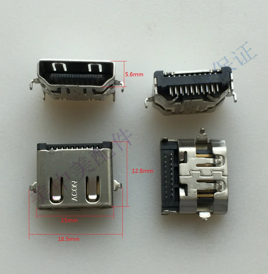 

For original brand new laptop HDMI hd female connector head holder slot outlet 19 feet sinkingPlate flatPlate