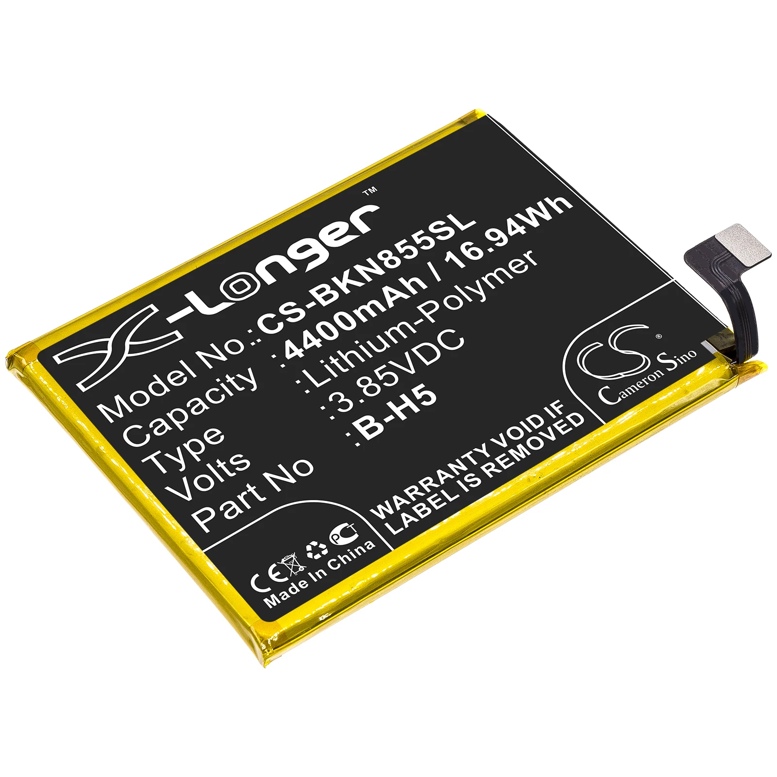 

Cameron Sino Battery For VIVO iQOO Neo 855S Racing,V1936L,V1936TL