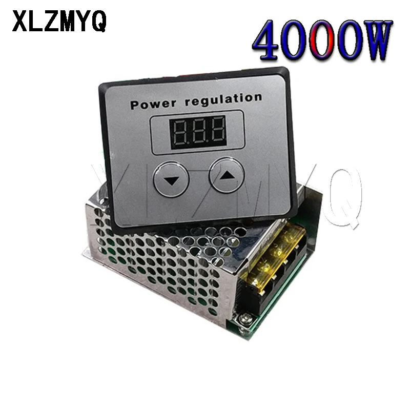 

Temperature Controller Dimmer AC SRC 220V 4000W Speed Controller SCR Voltage Regulator 220V Switch Thermostat Dimmer