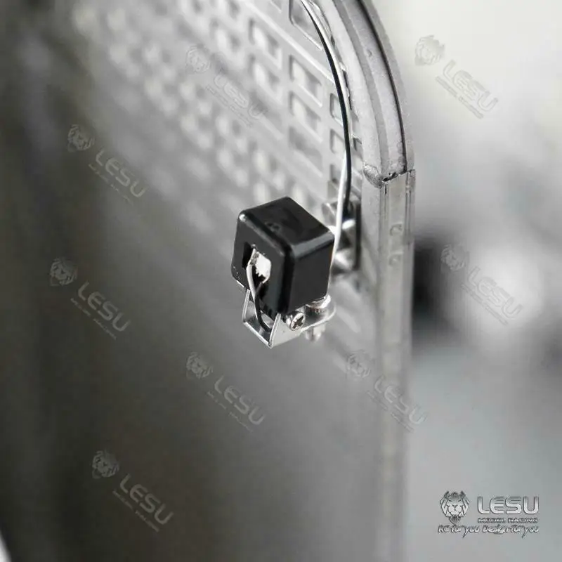 LESU VOLVO металлический бортовой трейлер для грузовика 1/14 Тамия F16