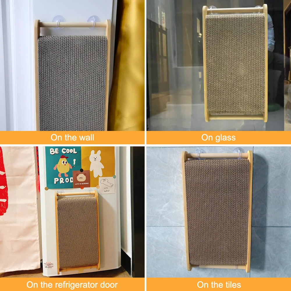 

Cat Scratching Board Paper Cats Kitten Scratcher Posts Mat Wooden Pet Toys Bed Scratch Sofa Furniture Grinding Nail Scraper