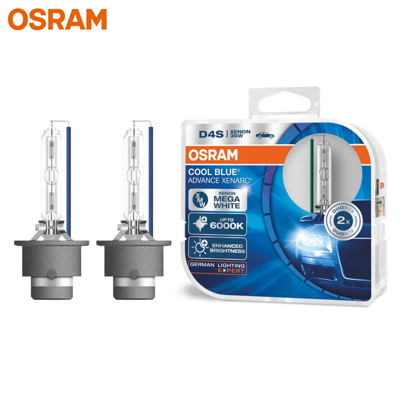 OSRAM D4S 66440CBA HCB ксенон HID холодный синий Advance Duo Box 6000K мега белый автомобильный