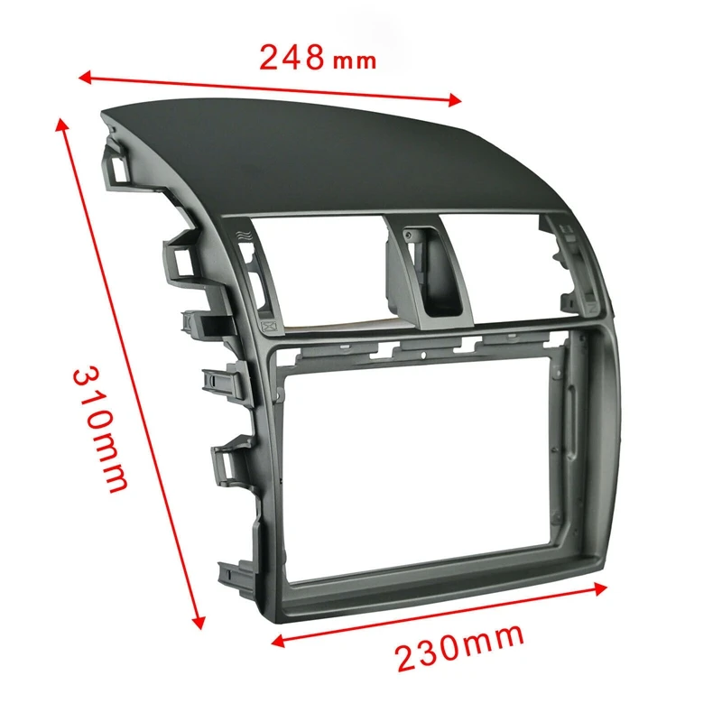 Набор для отделки автомобильной радиосвязи 9 дюймов 2 Din панель приборной панели