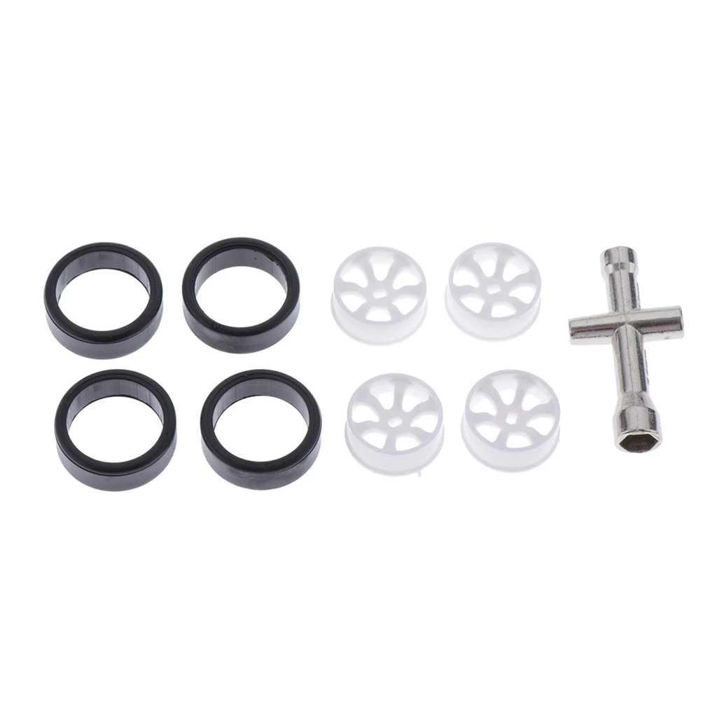 4x RC автомобильные шины и обода колеса крест гаечный ключ рукав DIY Accs для Wltoys