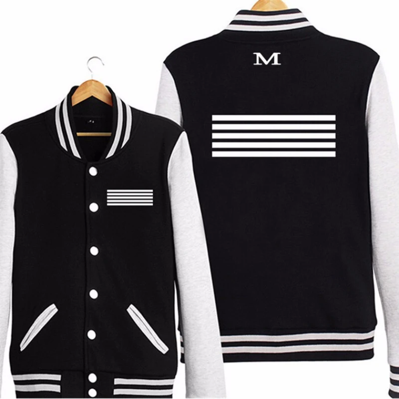 Куртка Mainlead Kpop Bigbang куртка бейсбольная форма унисекс хлопок весна осень|Женские