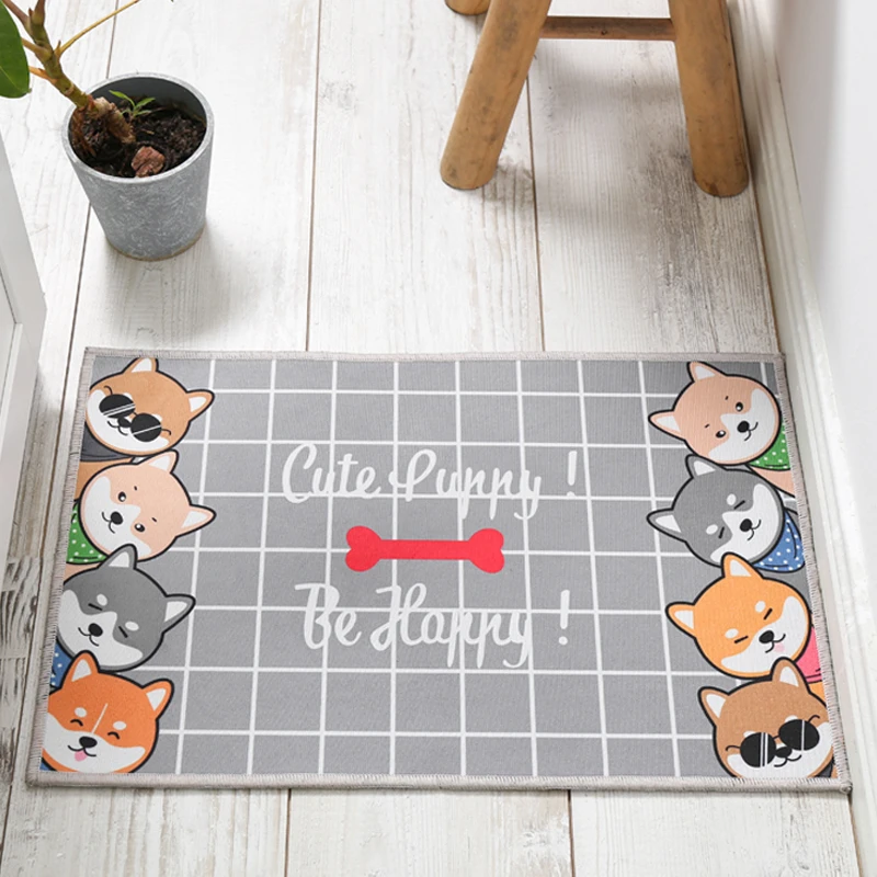 

Non-Slip Doormat Entrance OutDoor，Kitchen Mat，Absorbent Bathroom Mat Feet，Washable Bedroom Hallway Rug,Dirt-Resistant