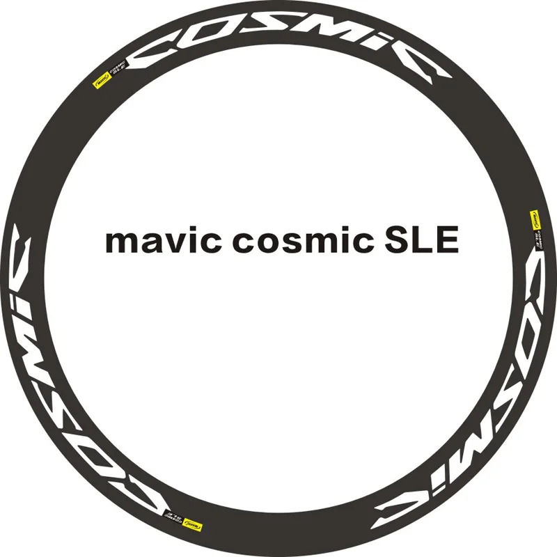 Mavic cosmic SLE дорожный велосипед Wheelset наклейки 700C Ободы велосипедных колес Обод