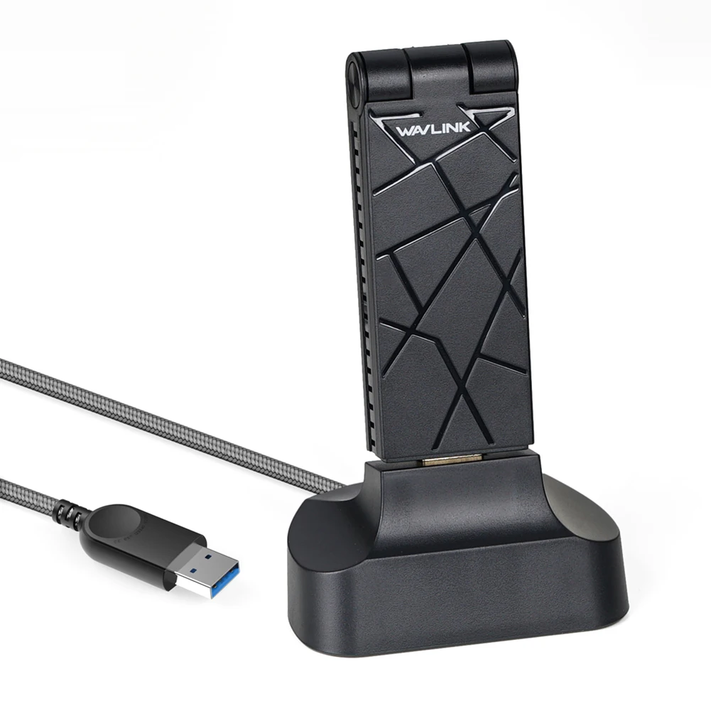 Wavlink-Adaptador de Antena Wifi AC1900 Dupla, Adaptador USB 2021 de 5 Ghz,...