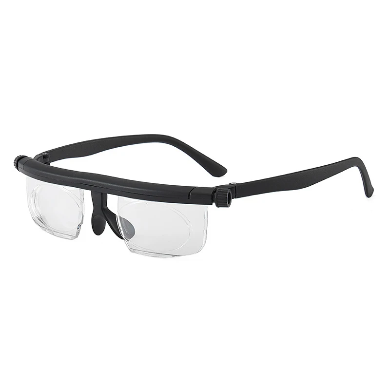 

Adjustable Adlens Focus Men Women Reading Glasses Myopia Eyeglasses -6D to +3D Diopters Magnifying Variable Strength