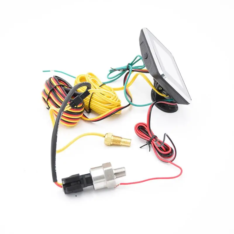 Приборная панель 4 в 1 Универсальный ЖК дисплей Автомобильный цифровой датчик