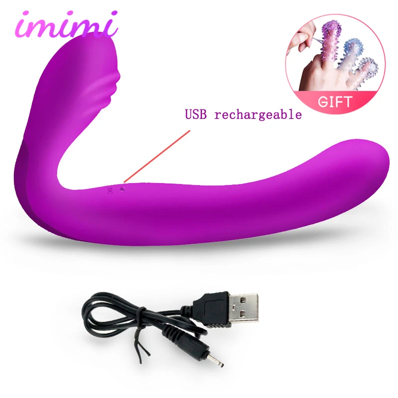 Двойной мотор без бретелек телефон для женщин точка G Вагина массаж Анальная пробка двухсторонний пенис