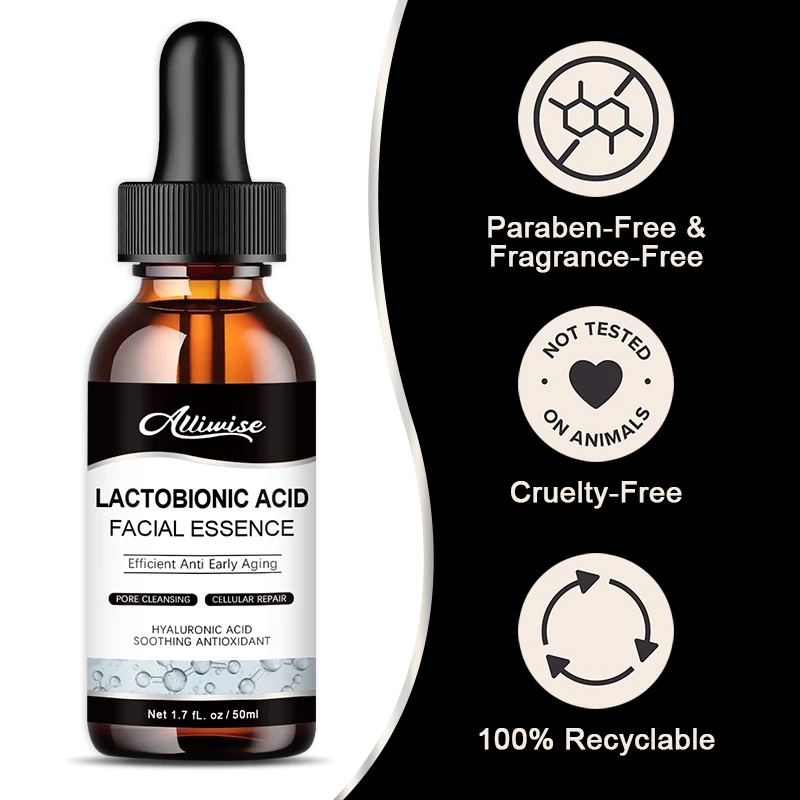 Эссенция лактобионовой кислоты Alliwise эффективное антивозрастное увлажняющее