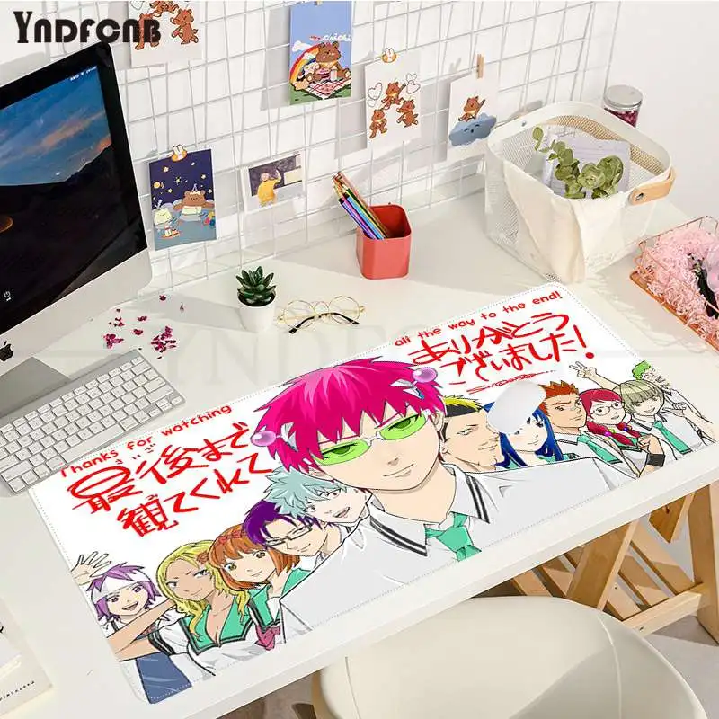 

The Disastrous Life of Saiki K Saiki Kusuo Laptop Gaming Mice Mousepad Size for Desk Mat for CSGO Game Player Desktop PC Laptop