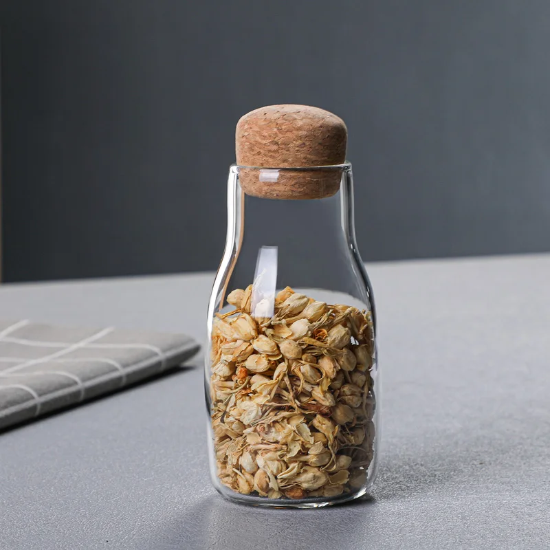 

Kitchen Large Storage Jar Set Glass Tea Coffee Sugar Candy Cereal Jar Cookie Dispenser Cosas De Cocina Kitchen Items DH50SN