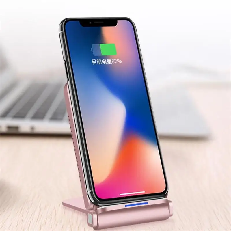 Беспроводное зарядное устройство Быстрая зарядка док станция держатель