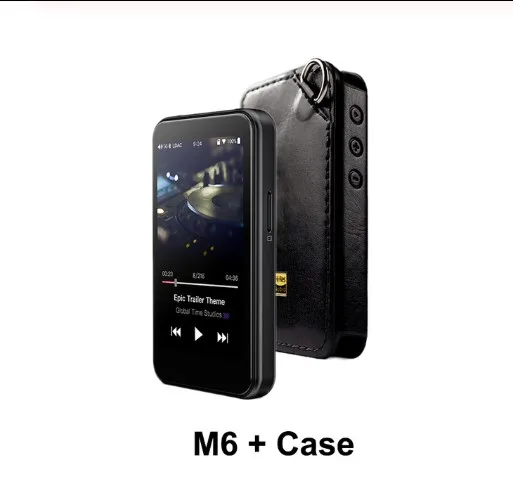 Портативный MP3 плеер FiiO M6 HiFi аудио проигрыватель с Bluetooth Hi-Res звук USB чип DAC ES9018Q2C