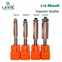 lavie 1pc superior 14 shank flush trim router bit straight wood milling cutters for woodwork 14 516 38 12 mc01150