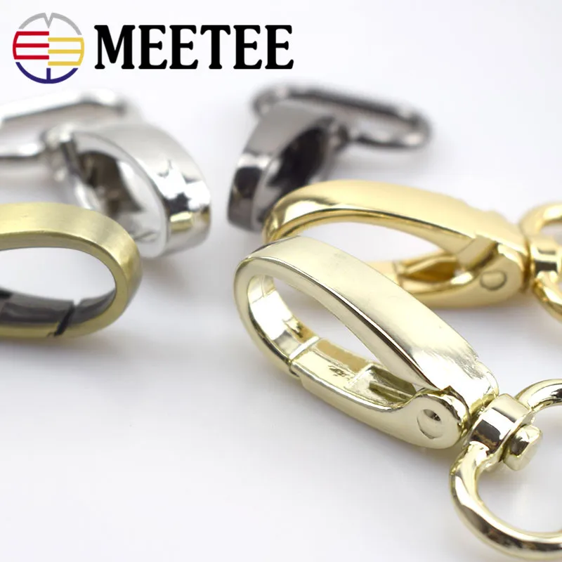 Meetee металлические сумки 19 мм с металлической пряжкой аксессуары для багажа