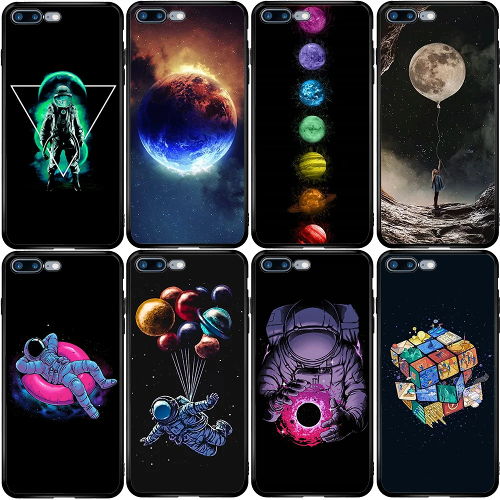 Cover Case for iPhone Oneplus 5S SE 2020 6S 7 8 6T 8T Plus XS XR 11 12 Pro Mini Max Balloon Planet|Бамперы| |