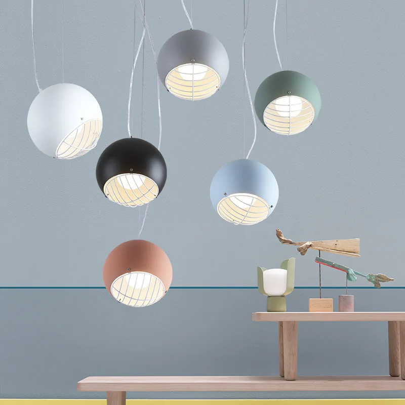 

droplight contracted and contemporary color aluminum semicircle hanging lamp act the role ofing hall bar study lighting