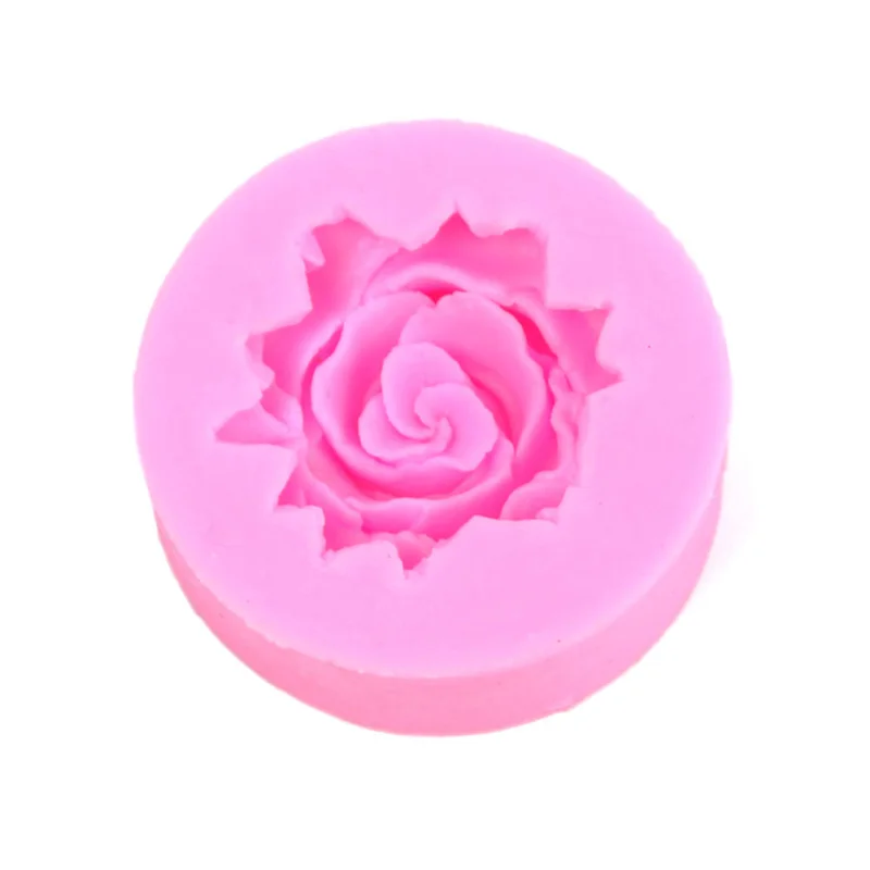 3D формочка для торта печенья шоколада розы цветов помадки сахарной мастики