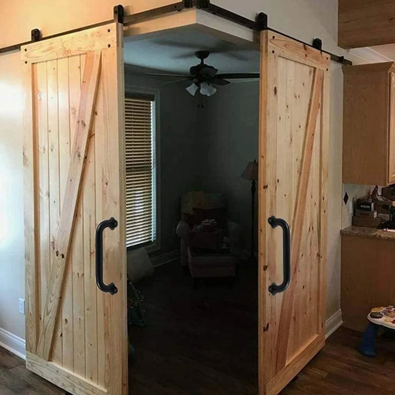 10-дюймовые металлические поручни для промышленных труб ручка двери сарая