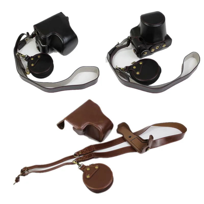 Роскошная версия PU кожаная сумка для камеры чехол Canon EOS M6 Mark II M6II с сумкой