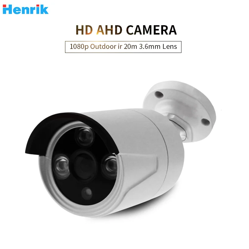 CMOS 2MP AHD камера HD 720P 1080P наружная водонепроницаемая IP66 цилиндрическая 3Pcs Array IR LEDs CCTV