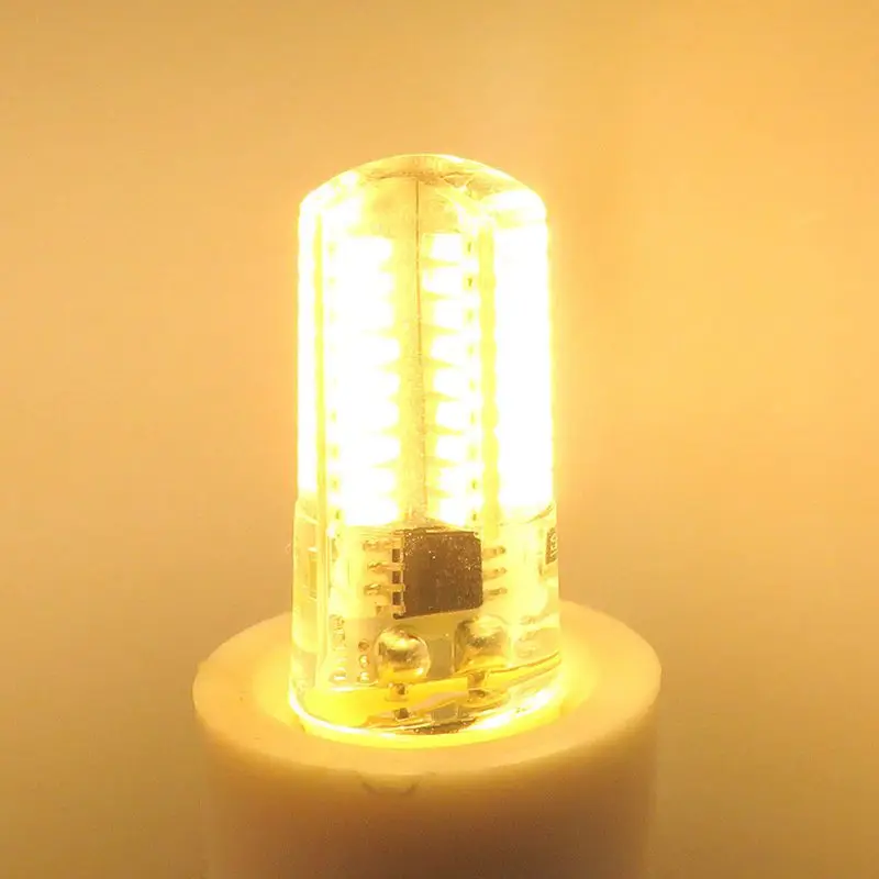 Светодиодный мини лампочка с затемнением силиконовая лампа 72 светодиодный s SMD 4014