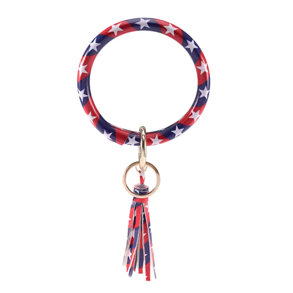 Цепочка для ключей кольцо браслет органайзер женские модные браслеты|Брелоки| |