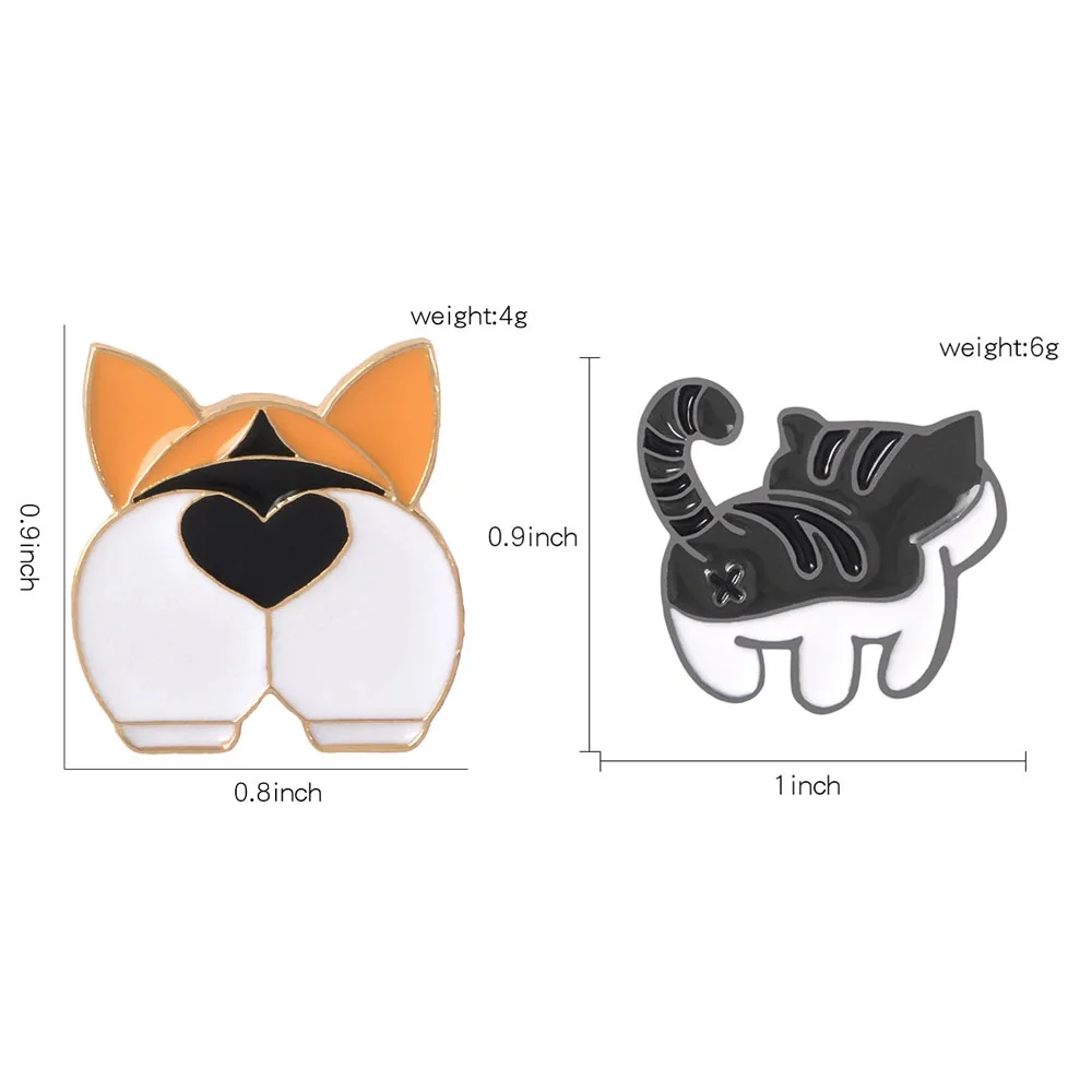 Corgi Heart Butt Pins Brooches Lover Enamel Lapel For Nerds Gift Dog Mom Jewelry 1Pcs | Украшения и аксессуары