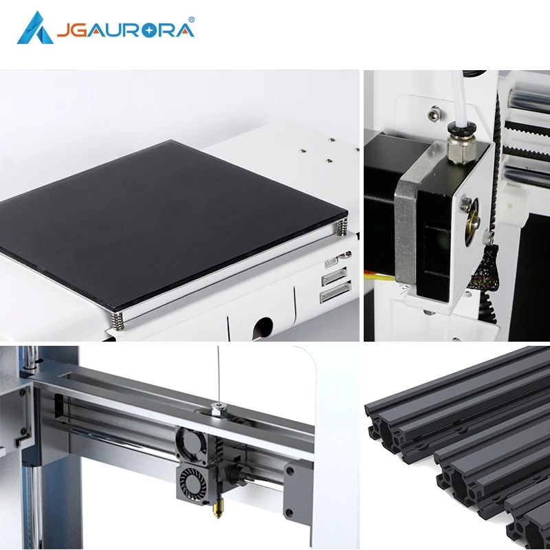 JGAURORA A3S 3d принтер обновленный RAMPS для Prusa с большой размер сборки корабль с фабрики напрямую или США/Великобритания/Германия/Россия склад