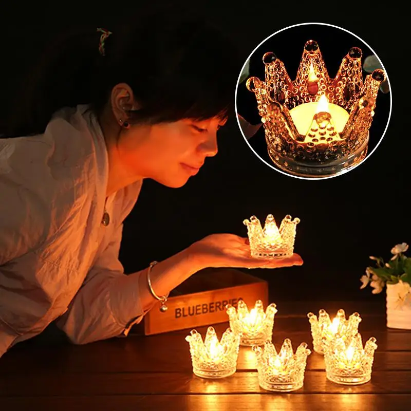 Подсвечник Crown Хрустальная пепельница высокое боросиликатное стекло практичная