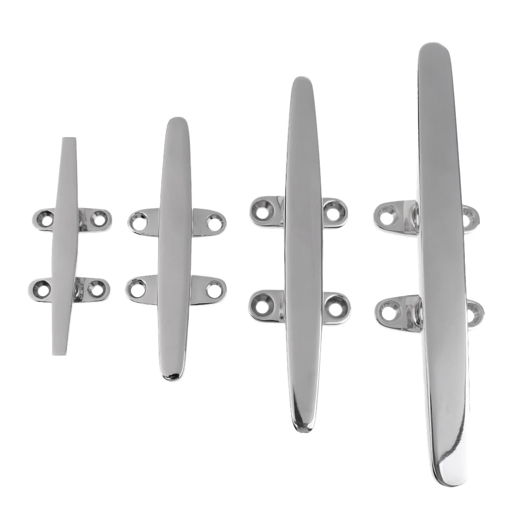 

Durable Marine 316 Stainless Steel Hollow Open Base Boat Mooring Deck Rope Cleat