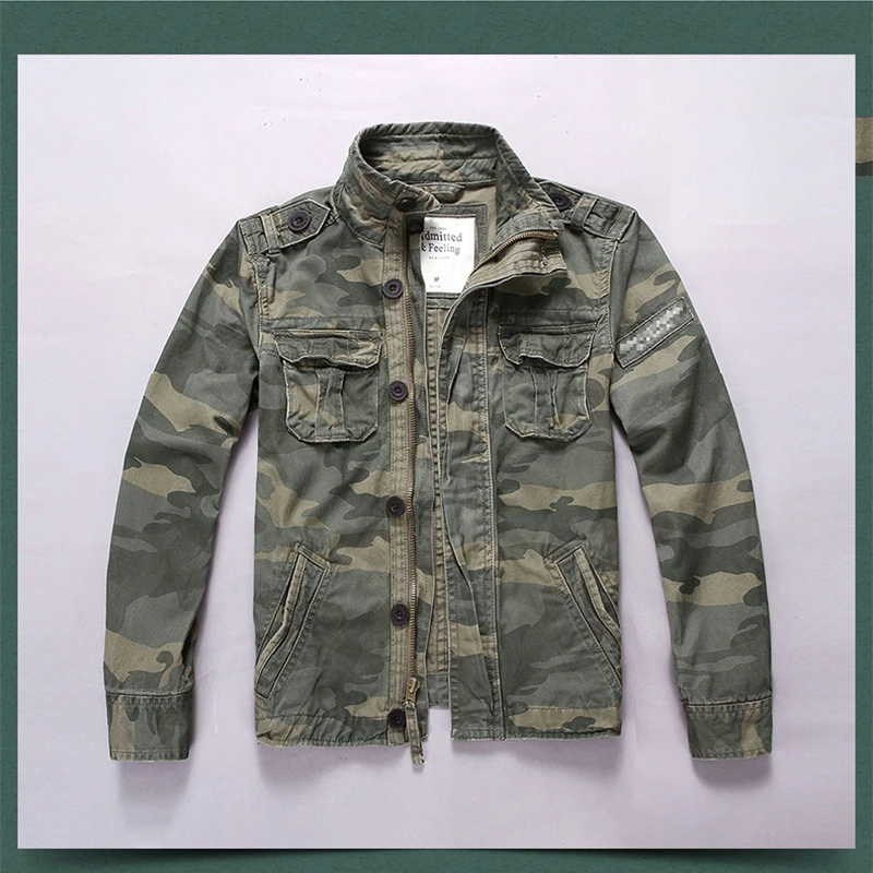 

Мужская камуфляжная куртка в стиле милитари, размеры s-xxl