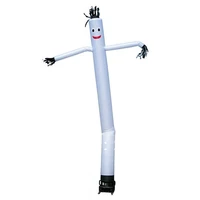 Free Shipping White Color Inflatable Dancing Man 20ft 5m/6m Inflatable Air Dancer Car Wash Sky Dancer With Blower