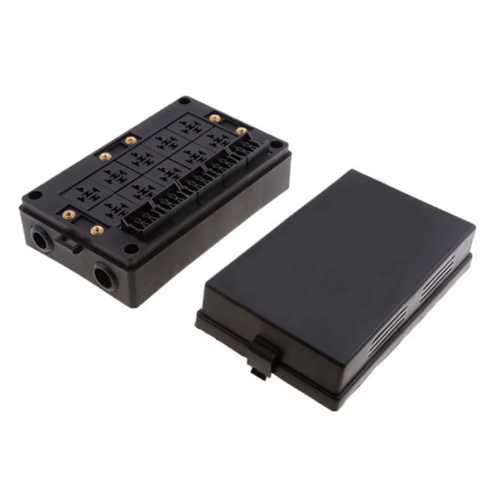 Аксессуары коробка предохранителей черное пластиковое релейное гнездо