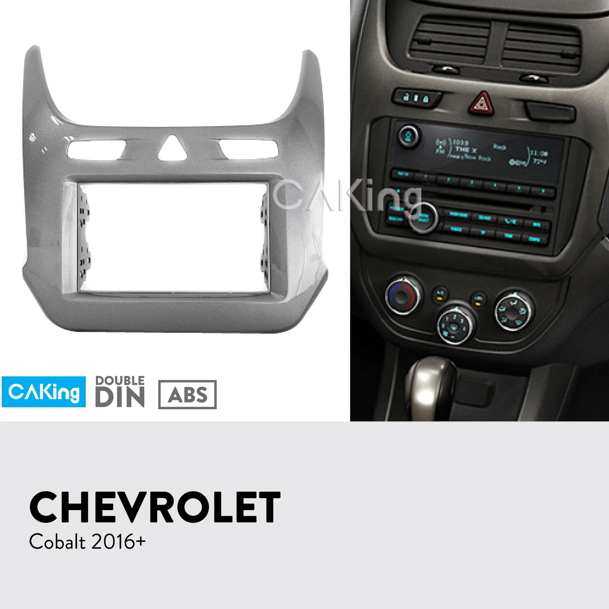 Автомобильная фасция Double Din с радио панелью Для CHEVROLET Cobalt 2016 + рамка комплект