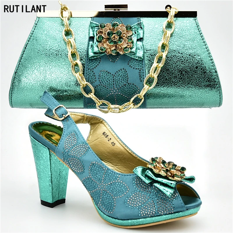 Новое поступление Распродажа женских туфель и сумочки в комплекте итальянский