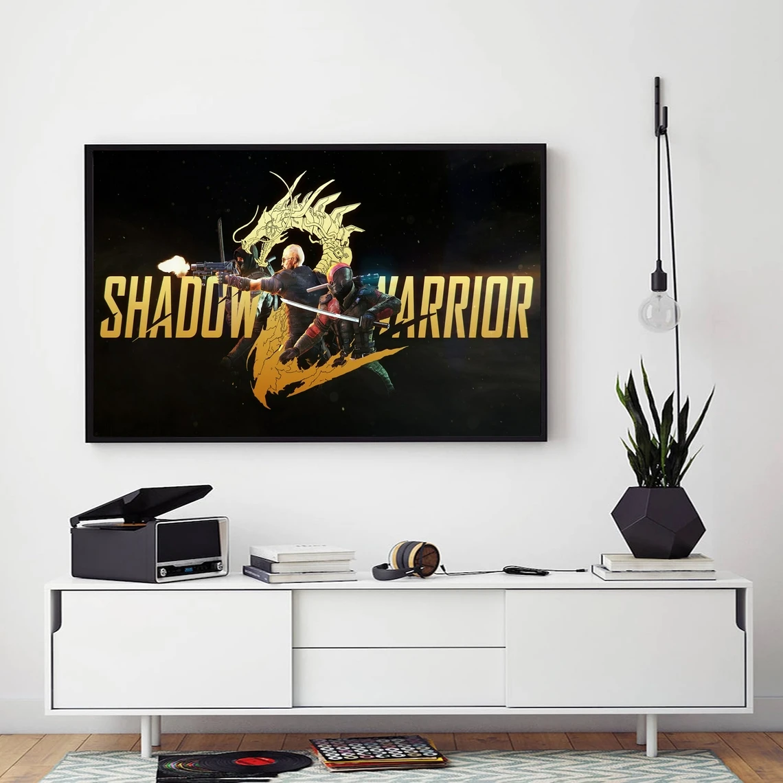 Плакат Shadow Warrior 2 для видеоигр Художественная печать Картина на холсте настенные