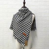 2020 luxury cashmere palid scarf women winter bandana warm pashmina shawls and wraps bufanda thick blanket scarves